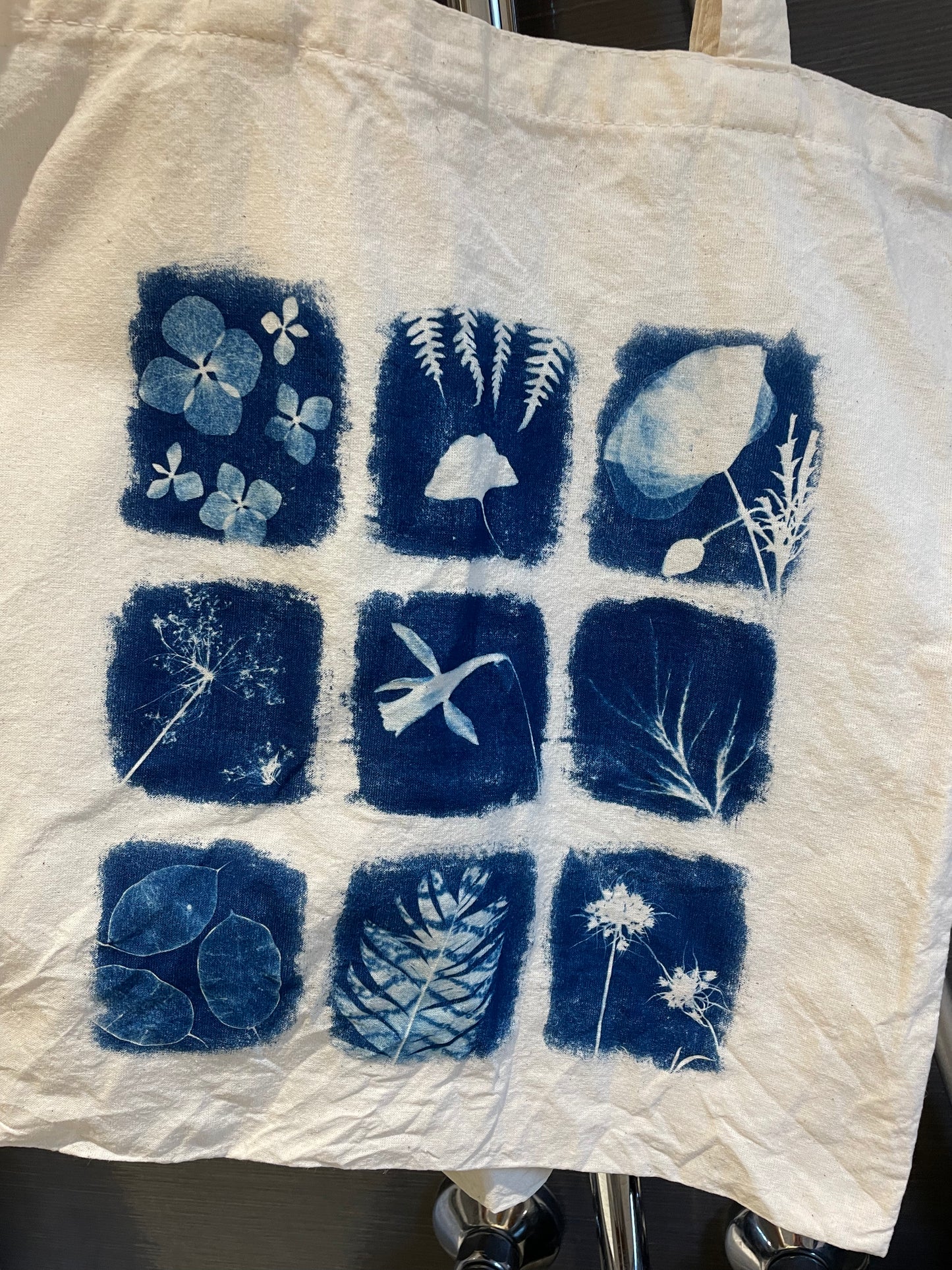 "Squares of Nature" Tote Bag
