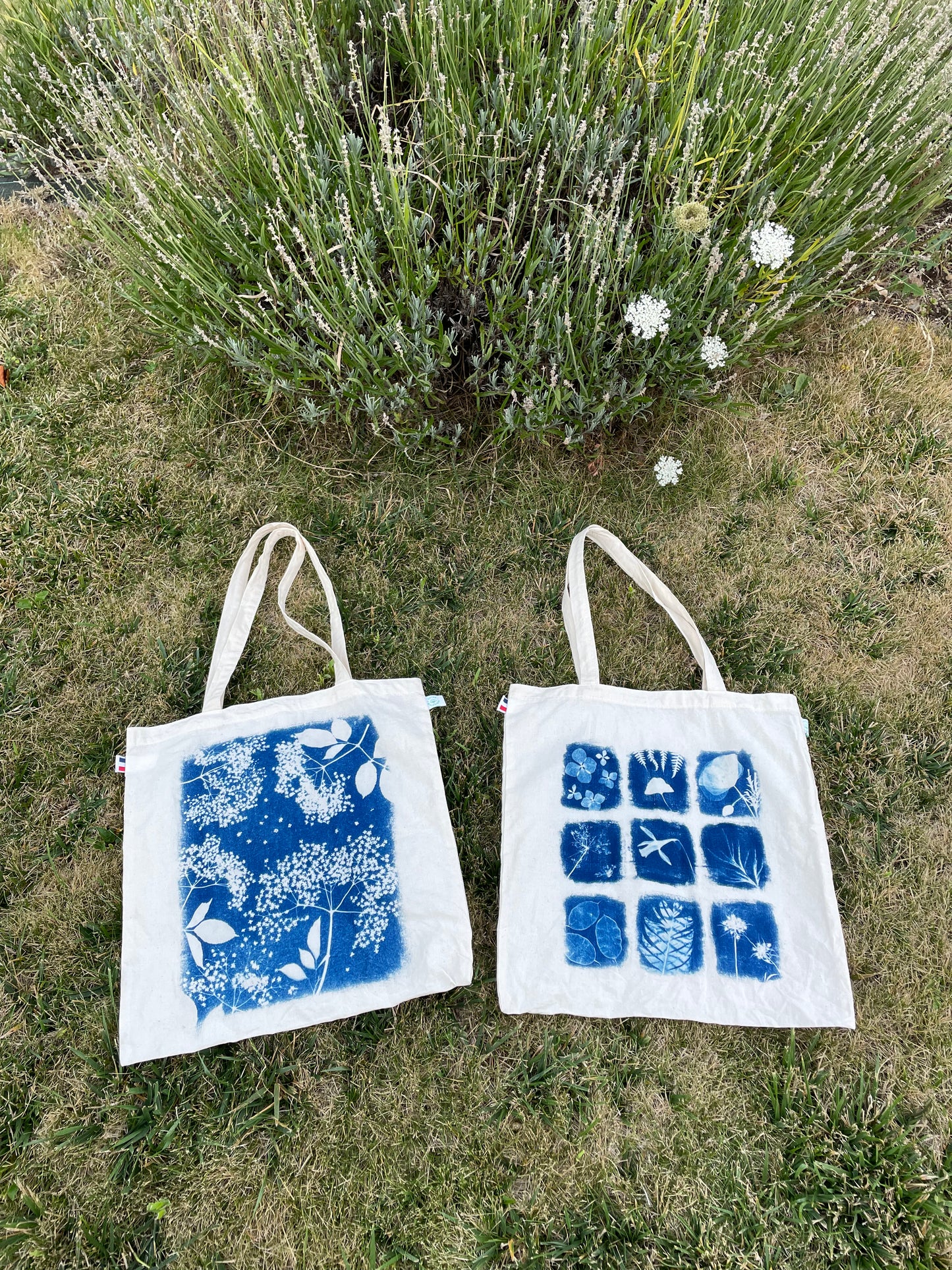 "Squares of Nature" Tote Bag