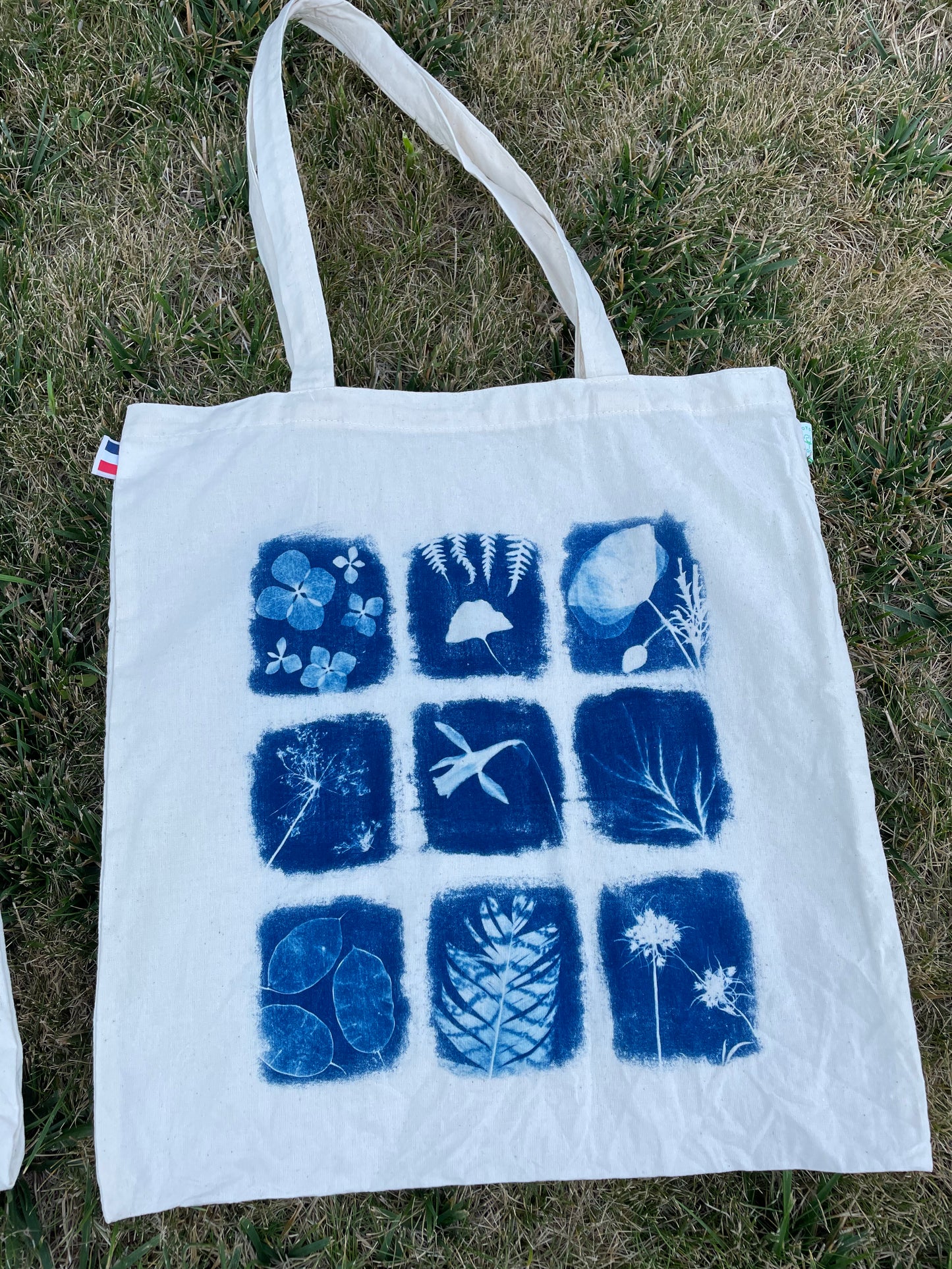 "Squares of Nature" Tote Bag