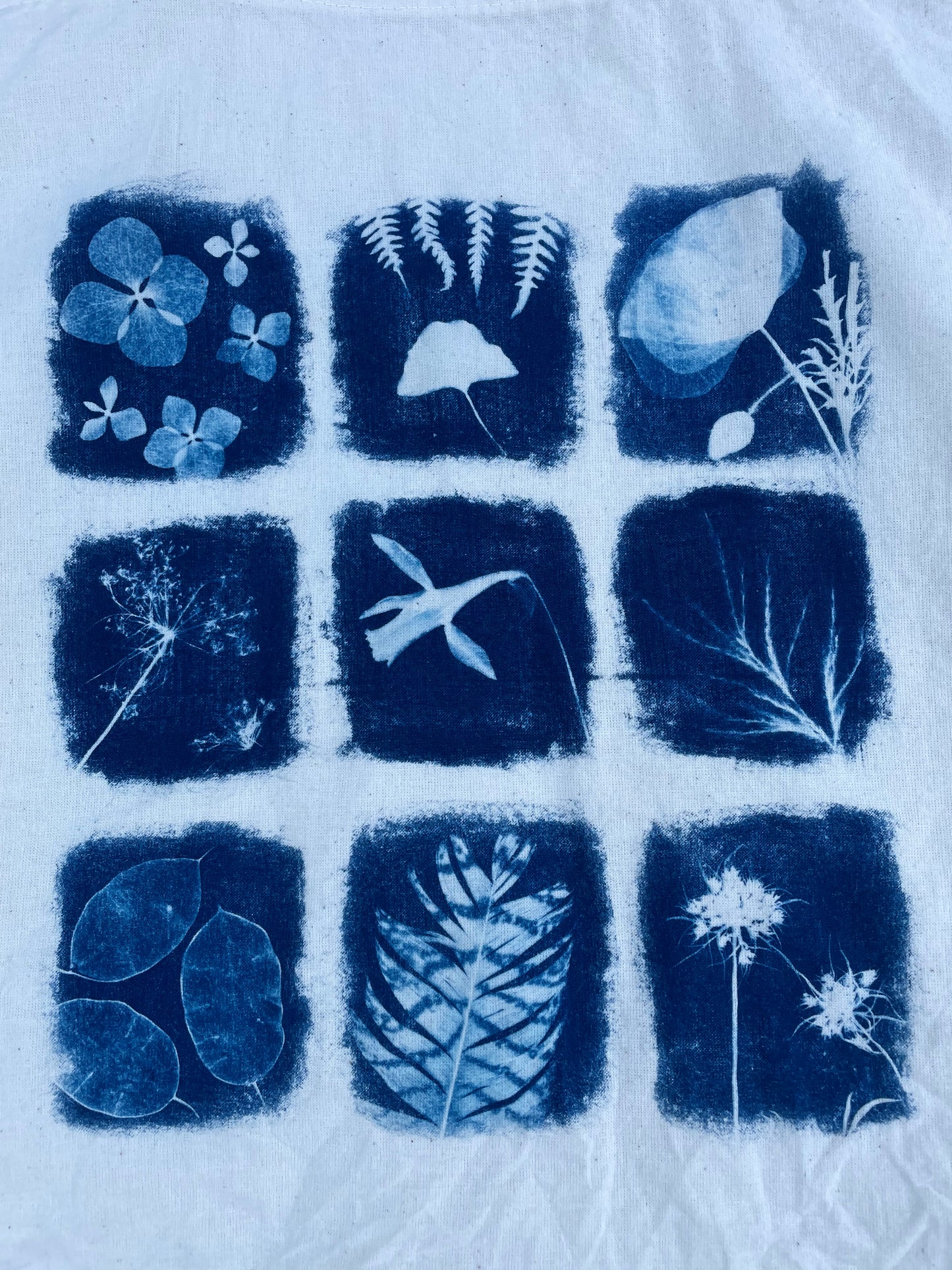"Squares of Nature" Tote Bag