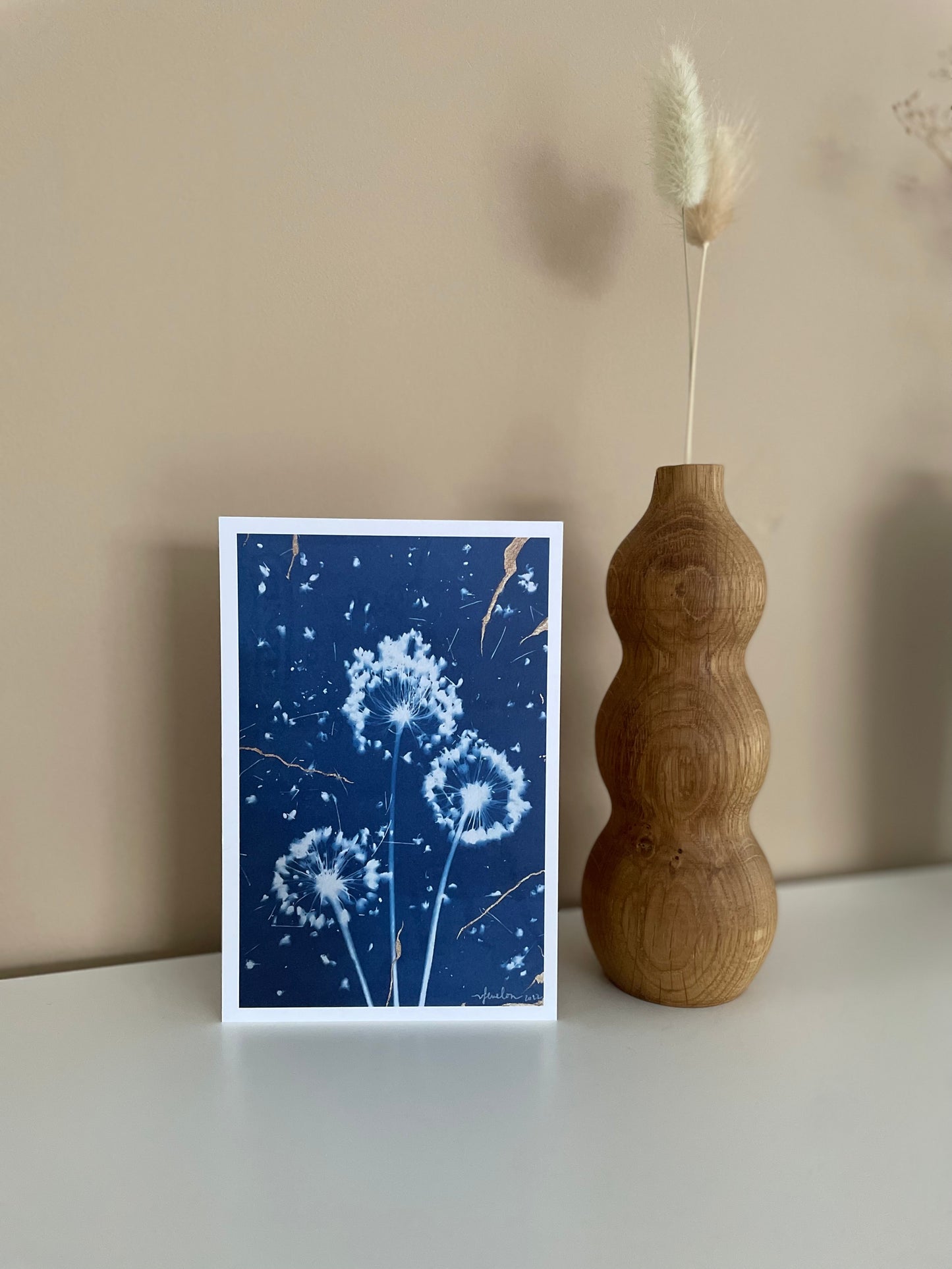 Lot de cartes cyanotypes - Set #2